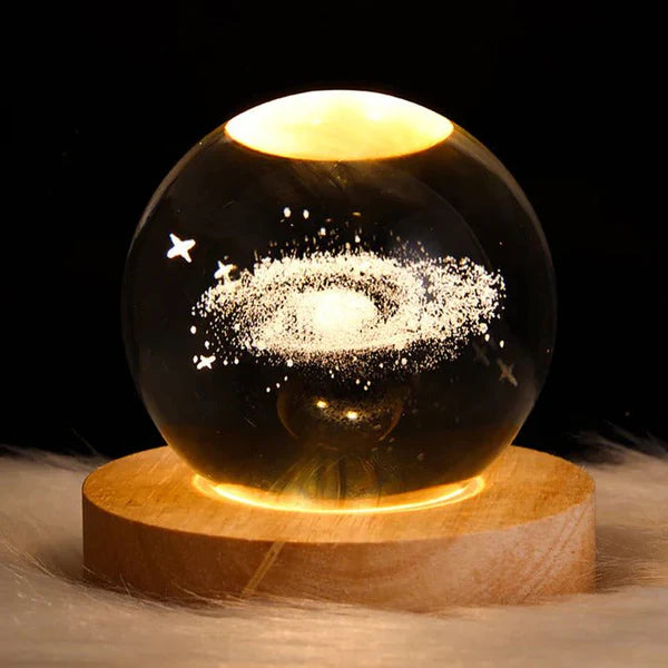 Crystal Sphere 3D Lamp