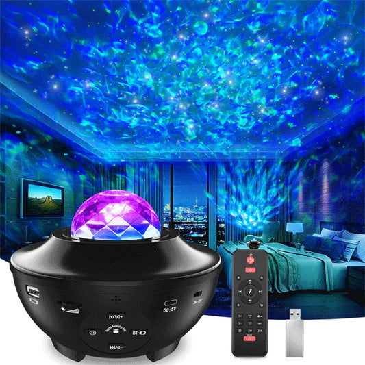 Remote Controlled Galaxy Projector with Speaker